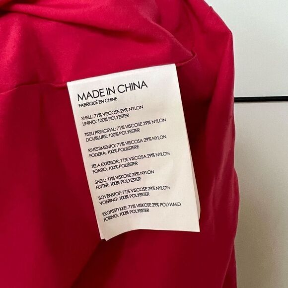 NWT Club Monaco Tiered Maxi Dress w Belt Sleeveless Scoop Neck Sun Dress Pink 0 - Picture 12 of 13